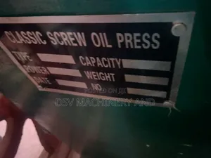 Classic Screw Oil Press