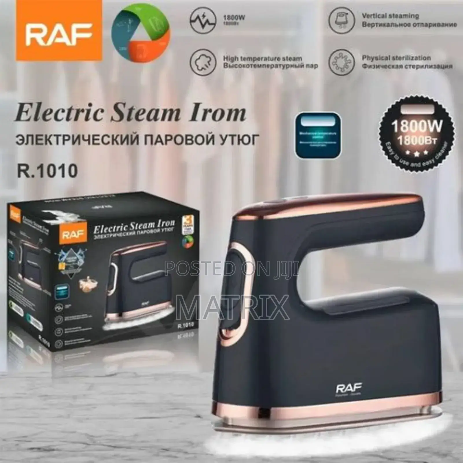 Raf Portable Steamer, Handheld Garment Steamer Iron