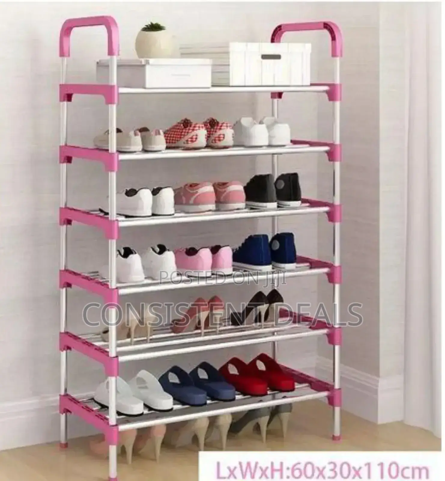 6 Layer Shoe Storage Rack Organizer