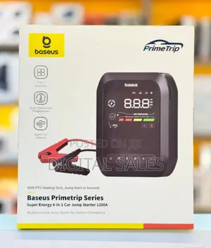 Baseus Super Energy 4in1 Car Jump Starter, Tire Inflator.