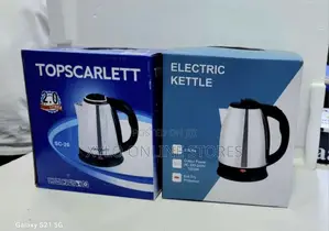 2 Liters Original Scarlate Silver/Black Kettle