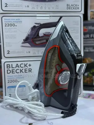 Black+Decker Steam Iron Big