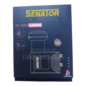 Black Senator Lazer Ultra Hd Twin LNB - High Reception