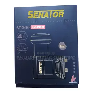 Black Senator Lazer Ultra Hd Twin LNB - High Reception