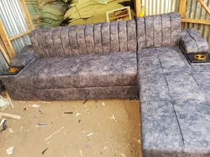 L 5 Seater Sofa Set Green in Colour Readly Available