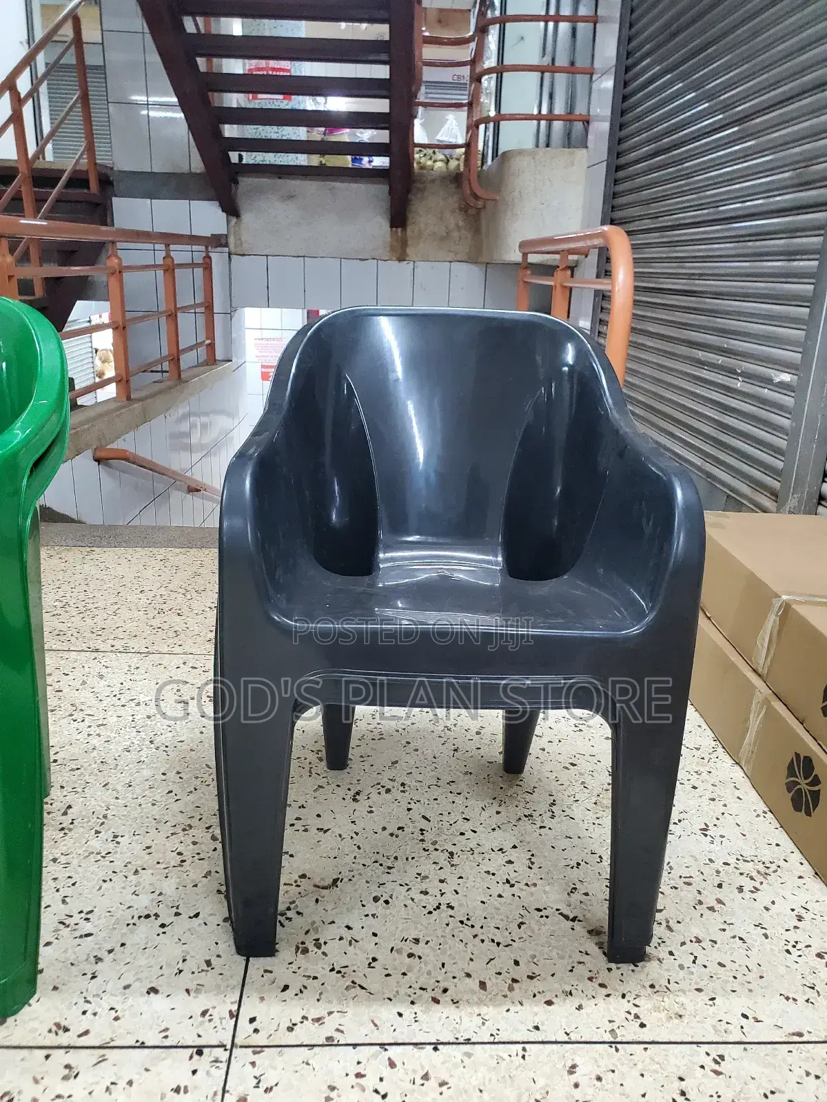 Black Plastic Chairs (Sofa Chairs Nile)