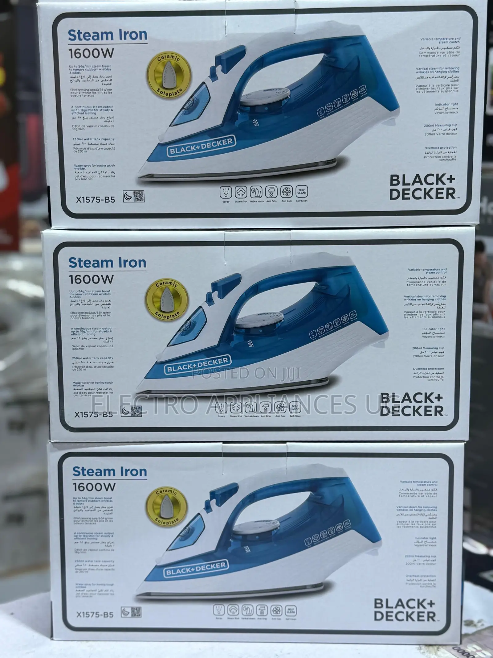 Black Decker Steam Iron
