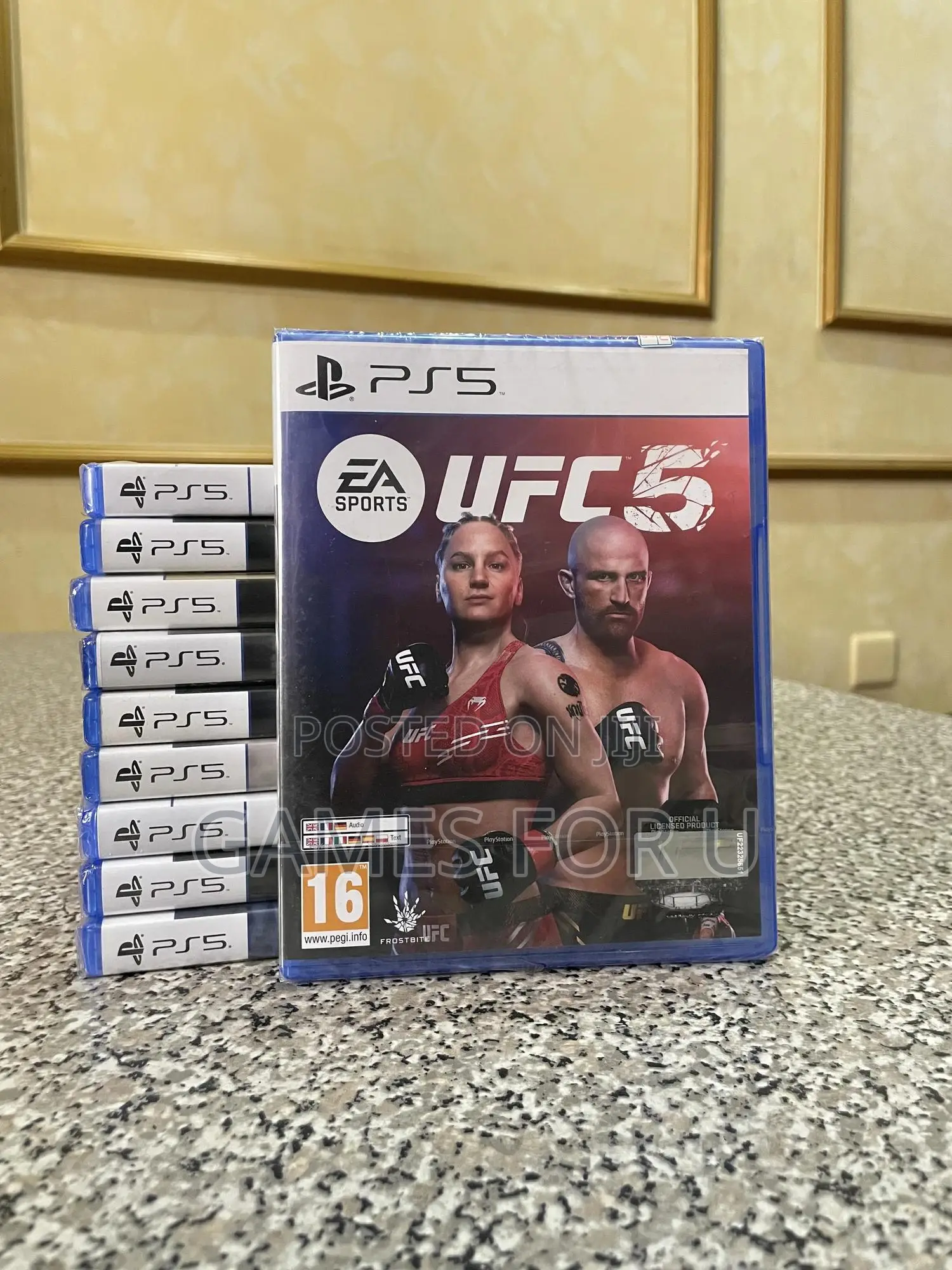 Ufc-5 Ps5 Game Disc
