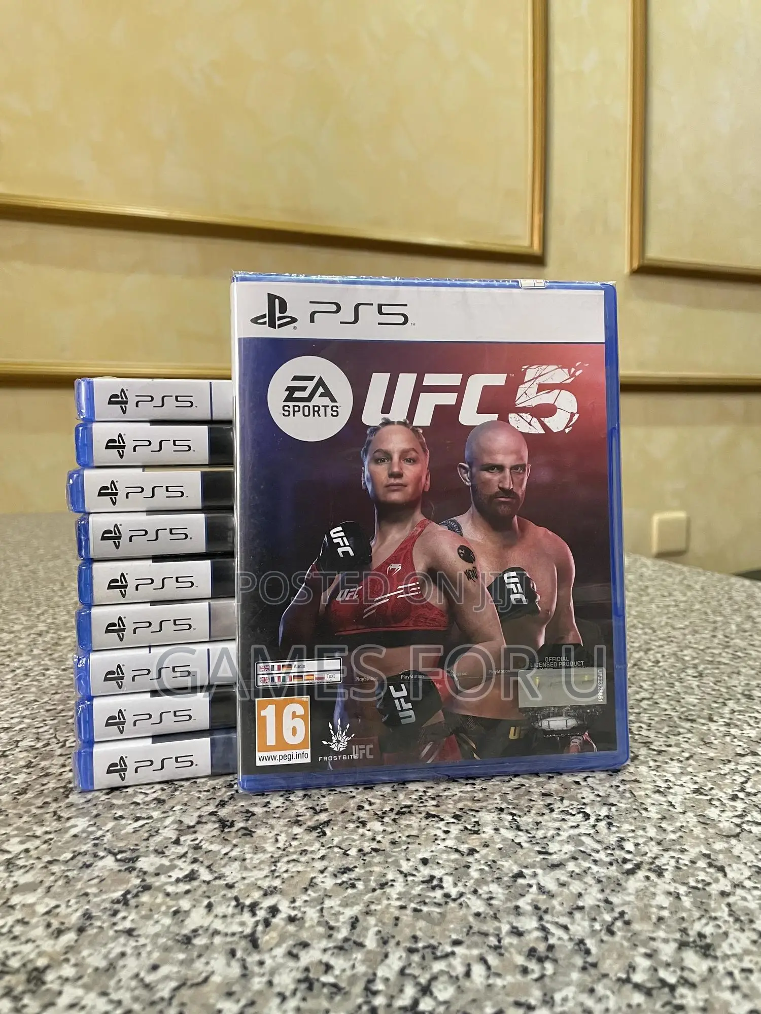 Ufc-5 Ps5 Game Disc