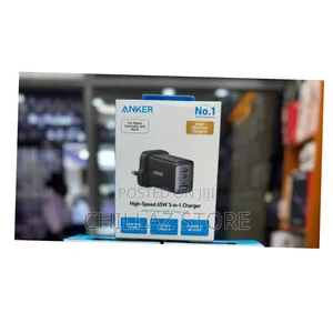 Anker No. 1 65w 3 in 1 Portable Charger.