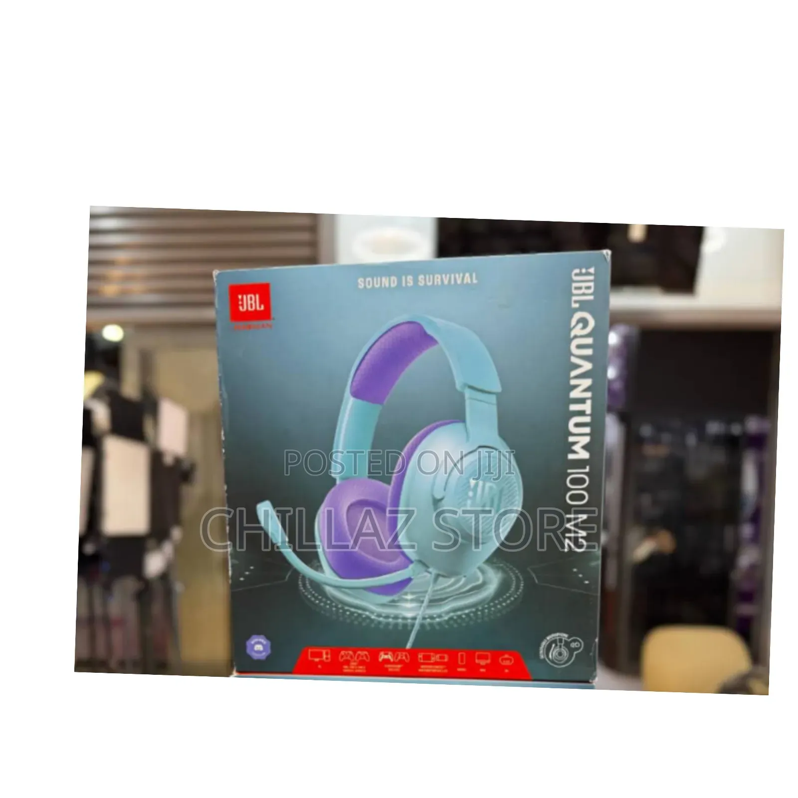 JBL Quantum 100 M2 Wired Gaming Headsets.