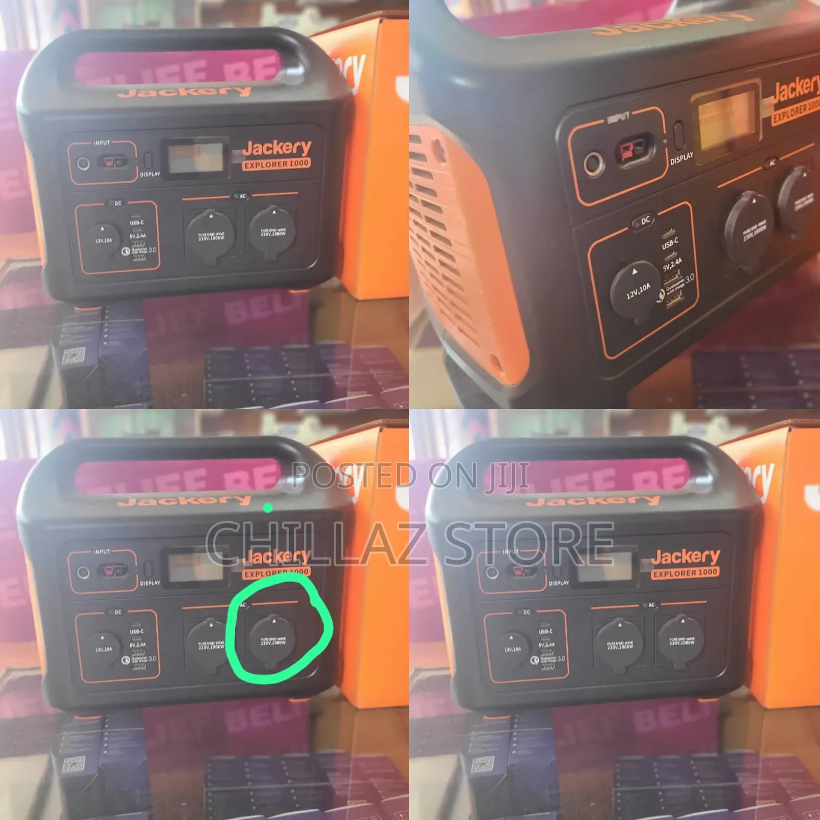 Jackery Explorer 1000 Portable Power Station.