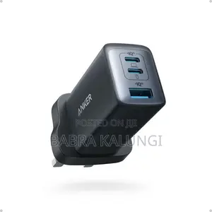 Anker Highh Speed 65w Gan Charger 3in1 3 Ports 2 Usb-C