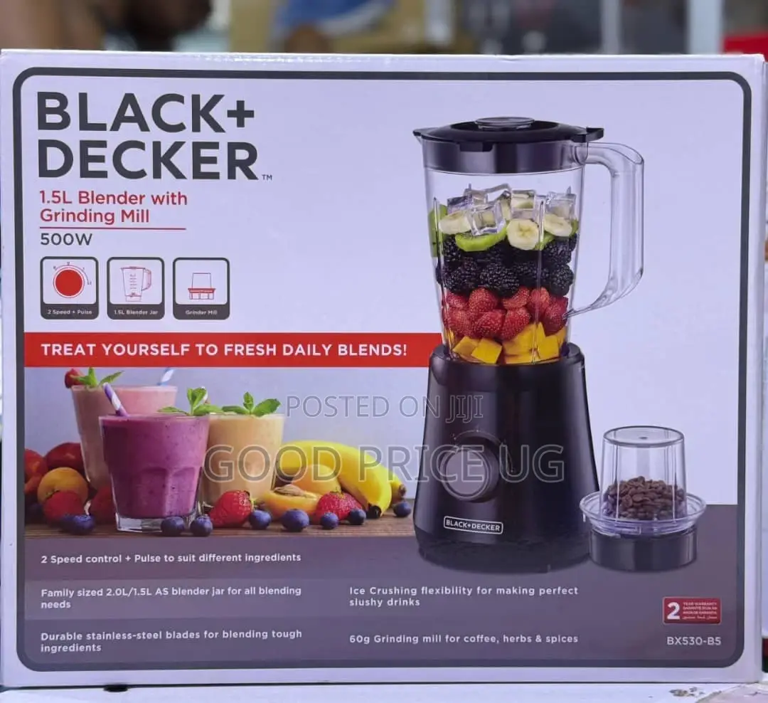 Black en Decker Blender 1.5l 500w