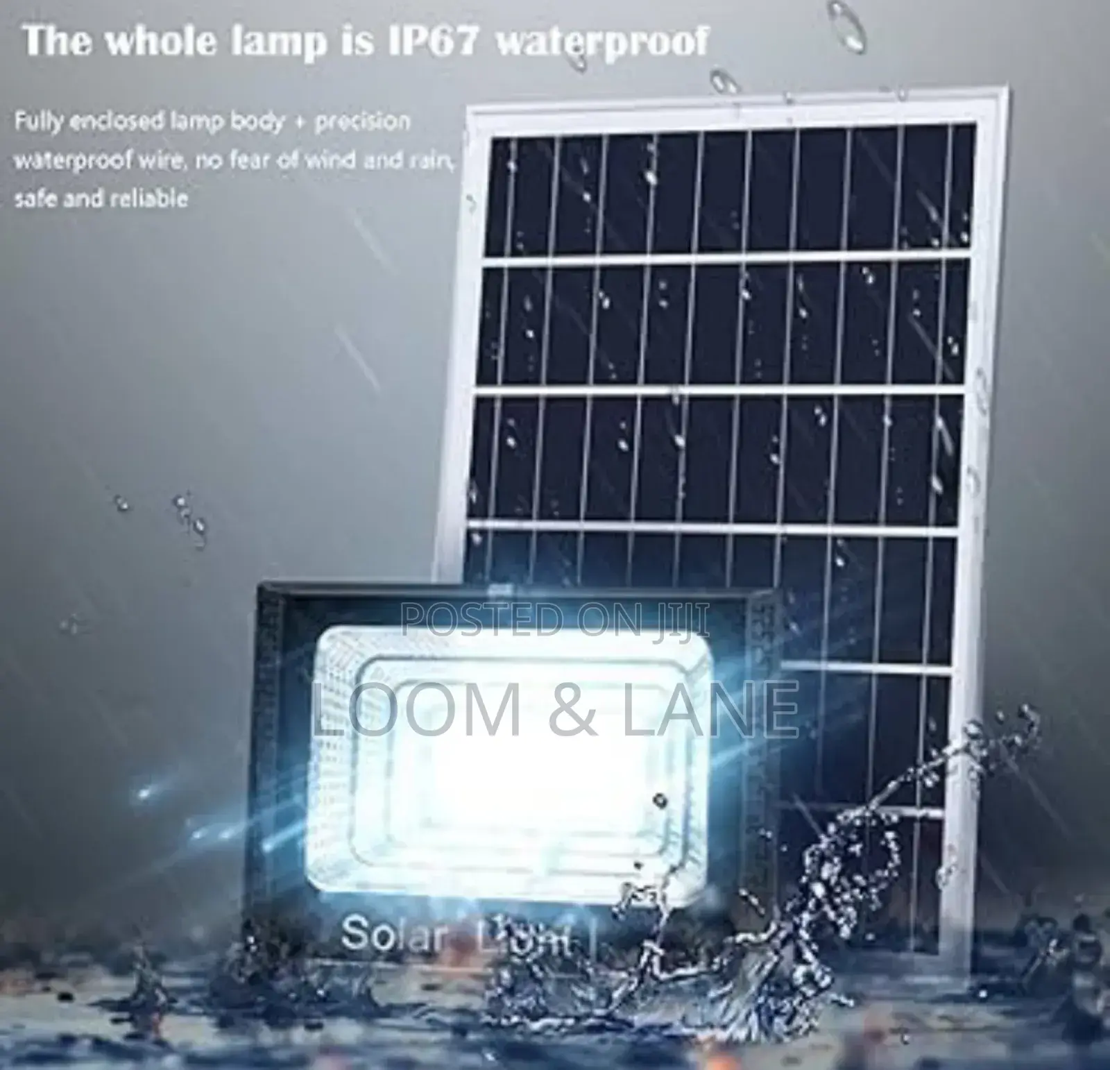 Durable Flood Solar Light