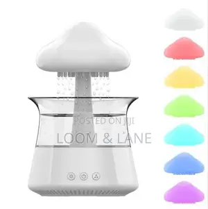 Rain Drop Humidifier, Mushroom Humidifier 4 in 1