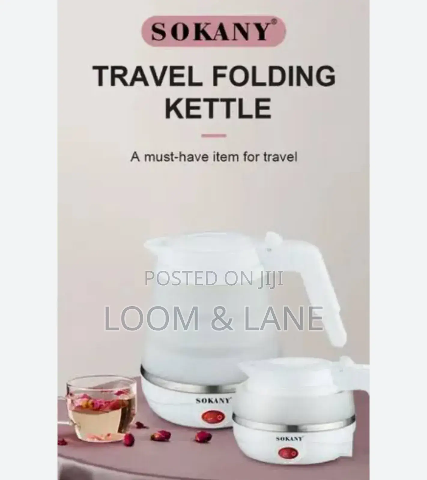 Sokany Travel Folding Kettle