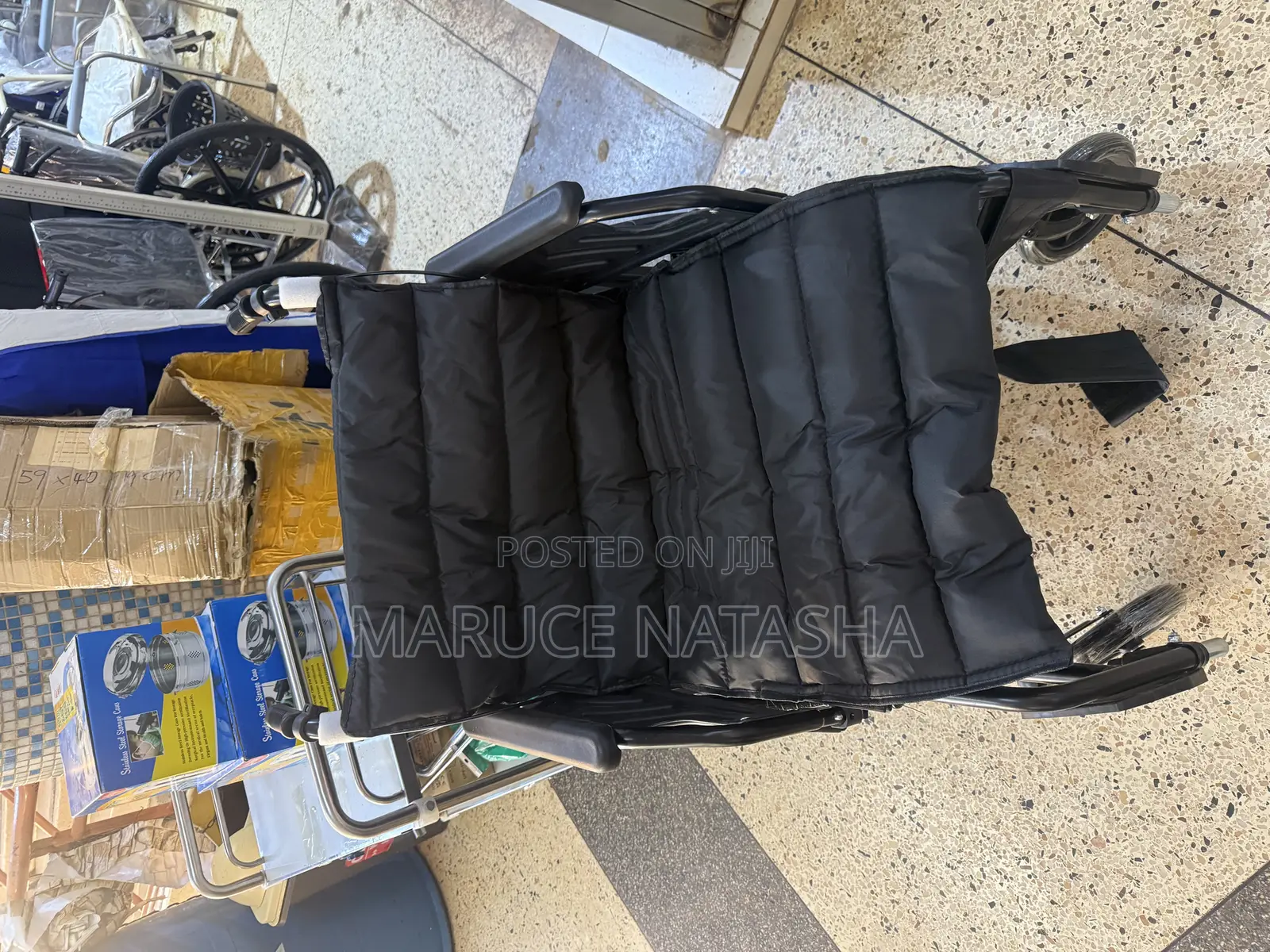 Extra Wide Foldable Wheelchair
