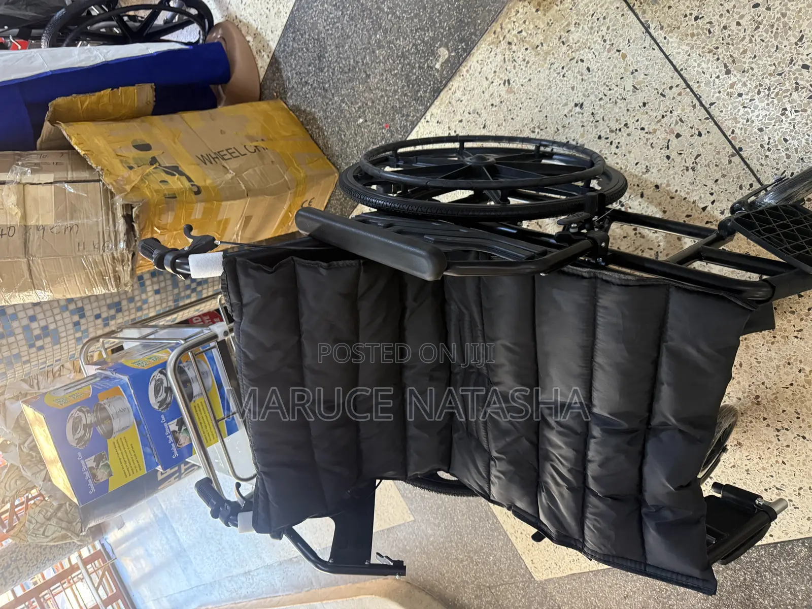 Extra Wide Foldable Wheelchair