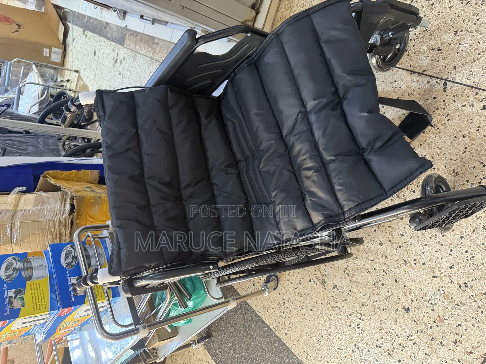 Extra Wide Foldable Wheelchair