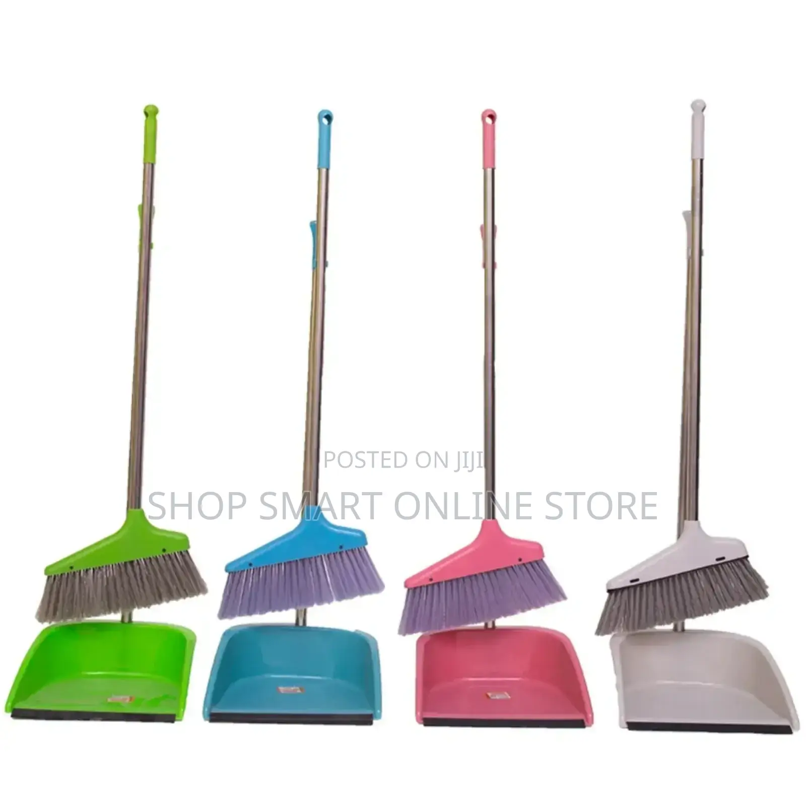 Plastic Cleaning Dust Pans and Broom