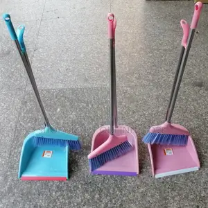 Plastic Hand Broom and Dust Pans