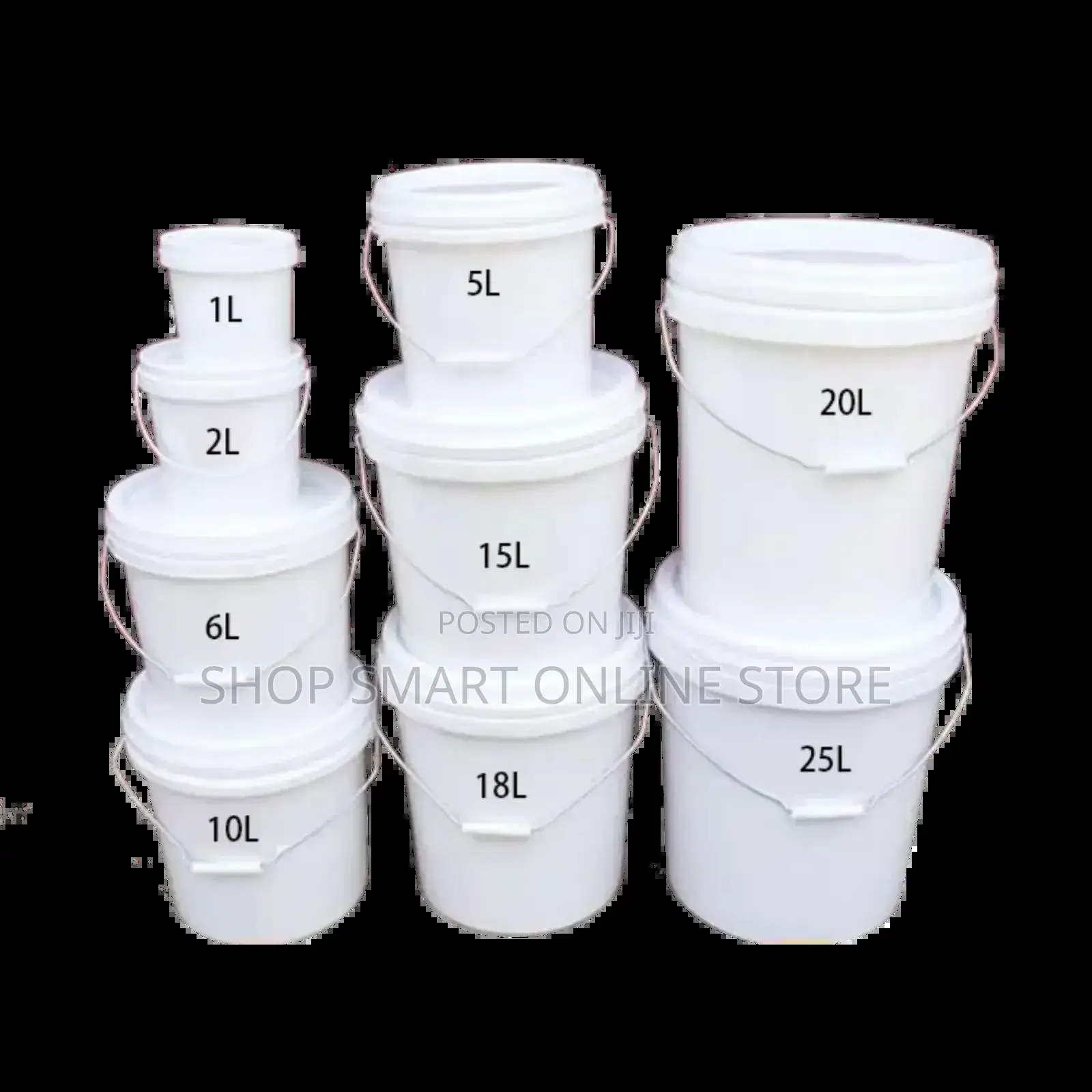 Plastic Empty Paint Buckets Plastic Bucket 20ltrs