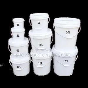 Plastic Empty Paint Buckets Plastic Bucket 20ltrs