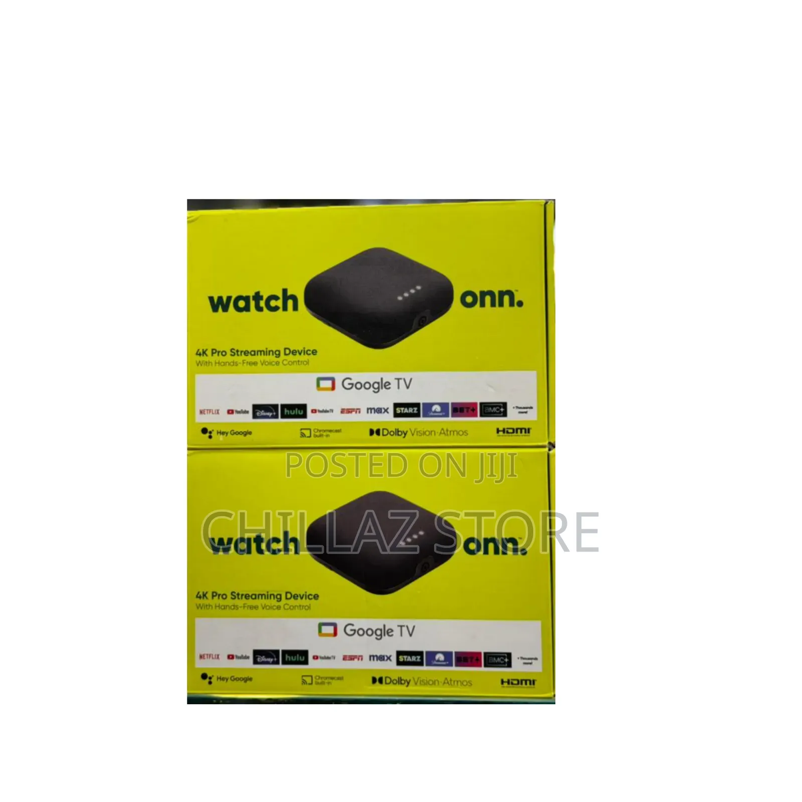 Watch Onn Streaming Device. Google Tv.