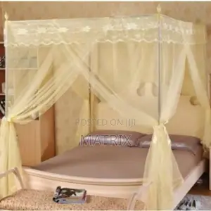 Flat Mosquito Net Without Metal Stands - Cream