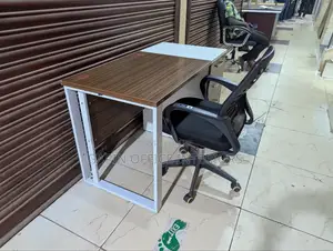 Used Office Desk With Adjustable Chair
