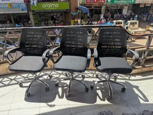 Back Mesh Office Chairs, 3 Pieces