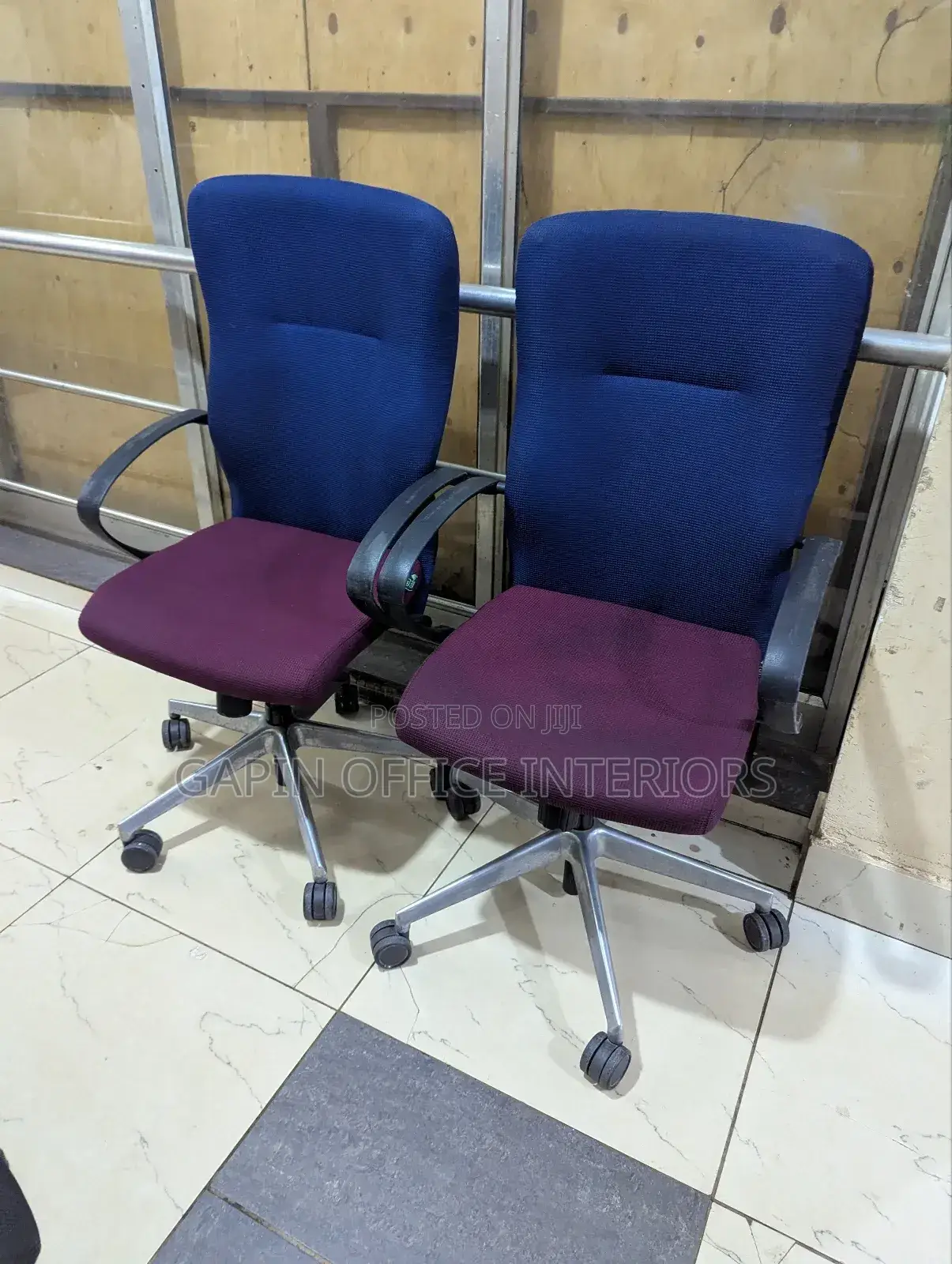 Maroon - Blue Reclining Chairs, Price Per Piece