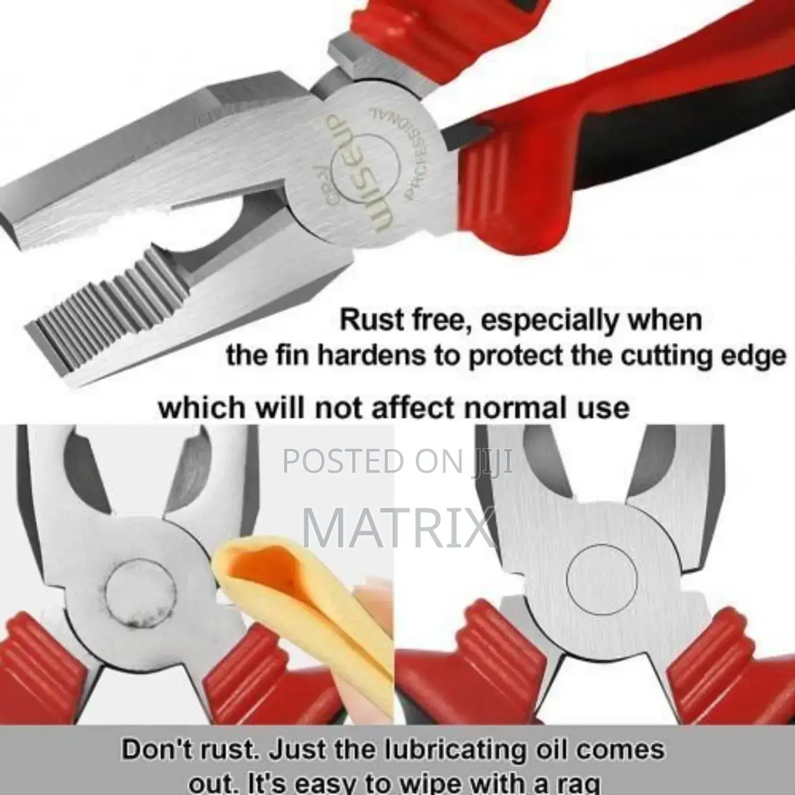 Combination Pliers 8"/200mm - Red