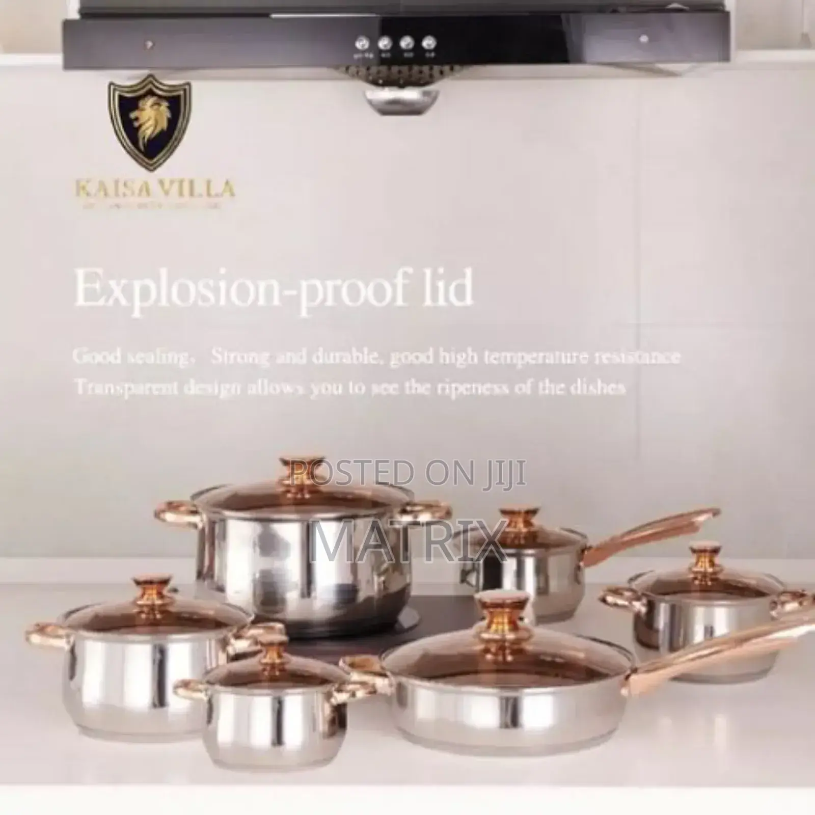 12pcs Multi-Purpose Stainless Steel Saucepans Dishes -Silver