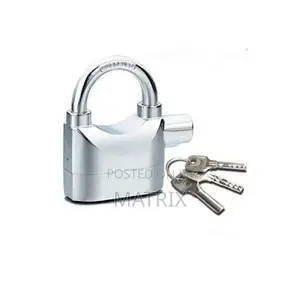 Kinbar Siren 110db Alarm Padlock -Zinc Alloy