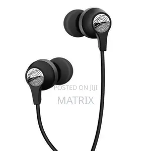 Voice Strong Bass Earphones With Mic - Black