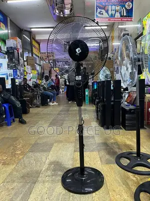 PTL Black Stand Fan