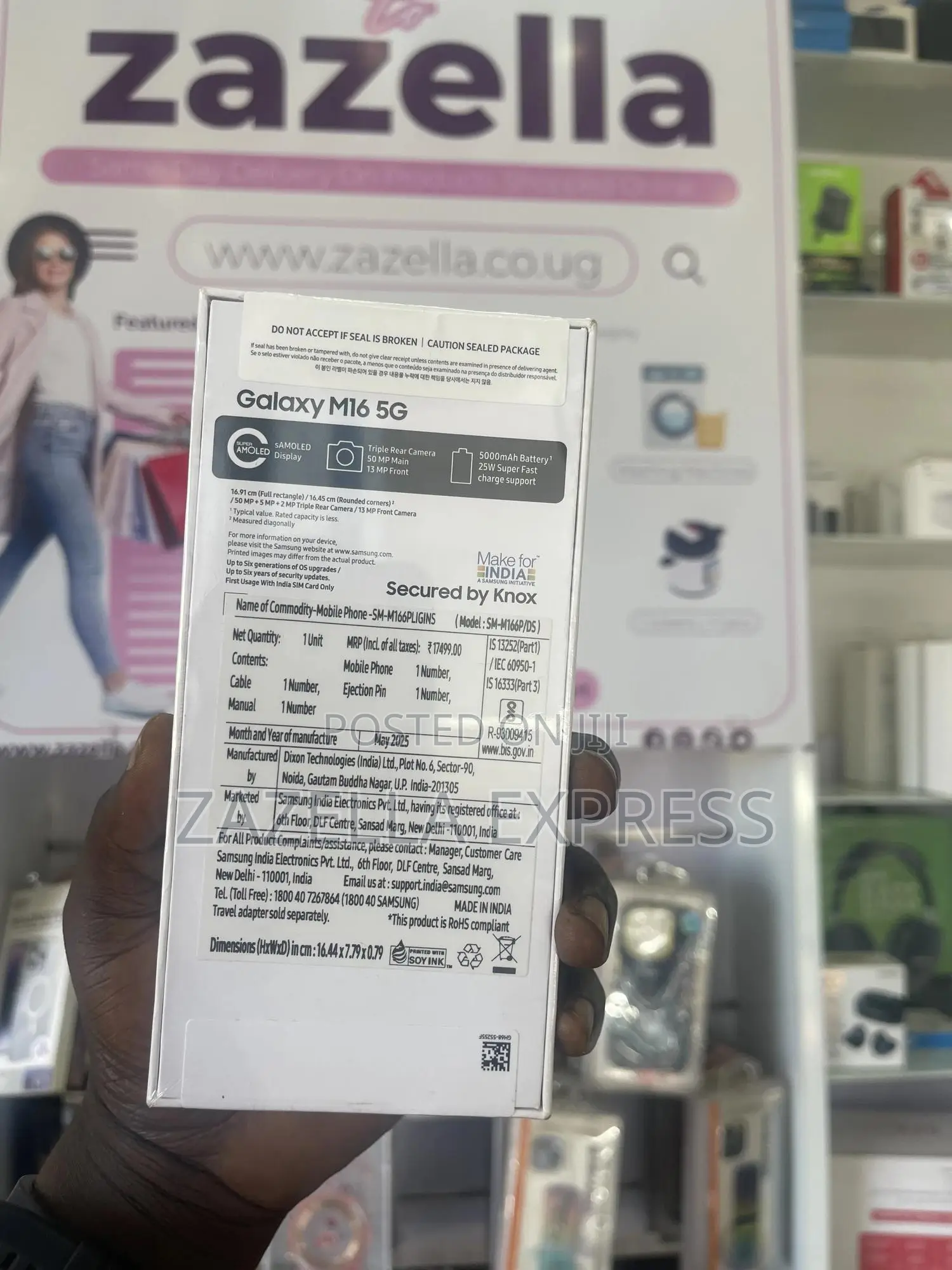 New Samsung Galaxy M05 64 GB Blue