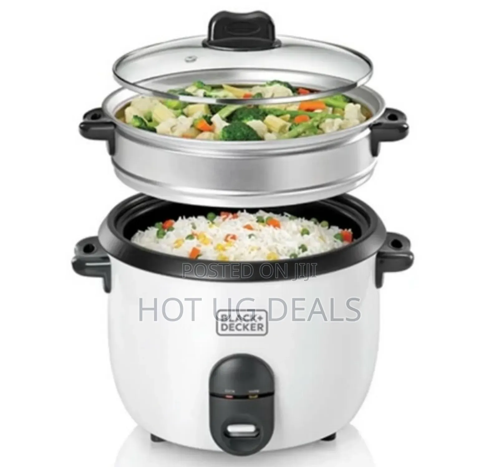 Black+Decker 2.8l Automatic Rice Cooker With 1100w Power