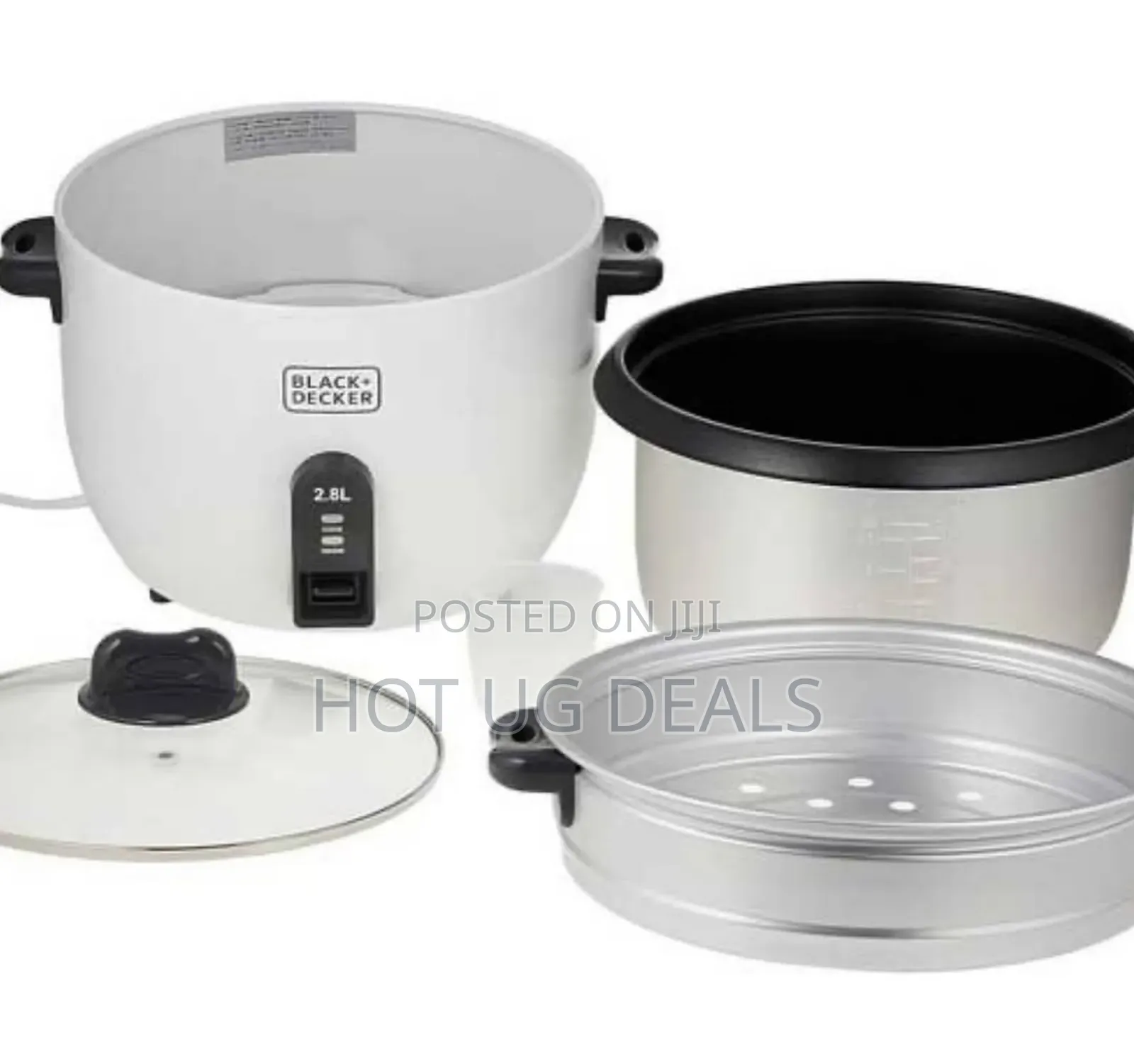 Black+Decker 2.8l Automatic Rice Cooker With 1100w Power