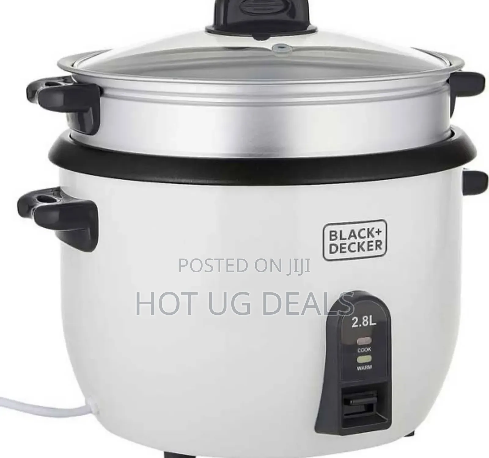 Black+Decker 2.8l Automatic Rice Cooker With 1100w Power