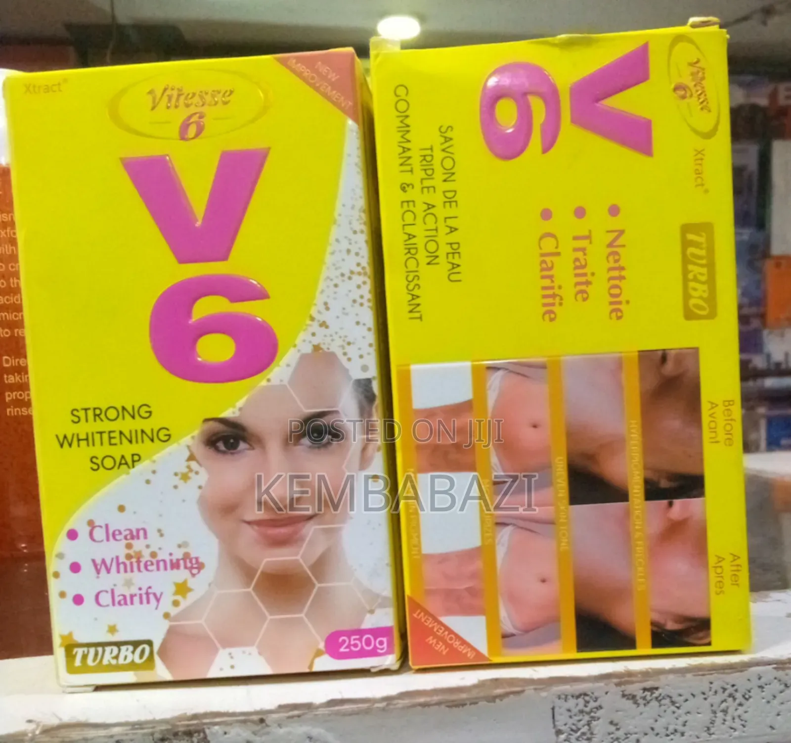 V6 Whitening Soap