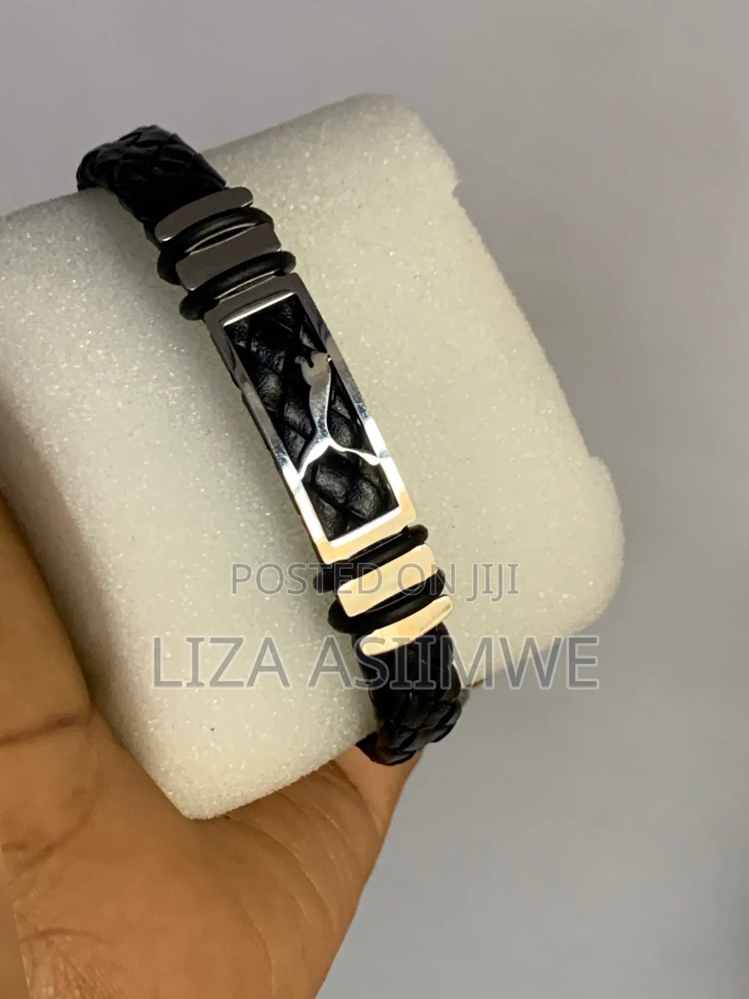 Black Leather Bracelets
