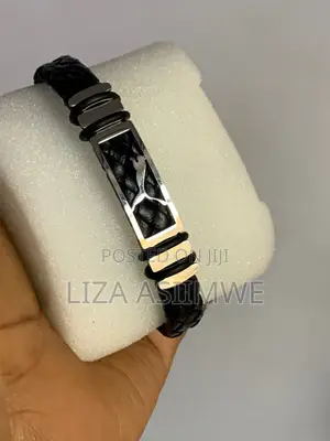 Black Leather Bracelets