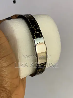 Versace Leather Bracelet