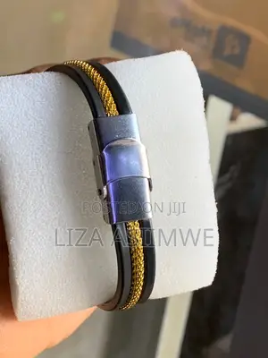 Boss Leather Bracelet