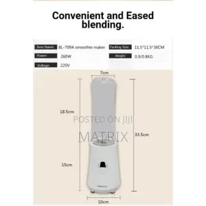 Sokany 400ml Smoothie Maker 260w, - White