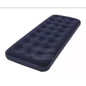 3x6 Air Inflatable Mattress With Pump - Navy Blue