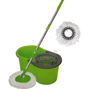 Spin Mopper Floor Cleaning Mop Rolling